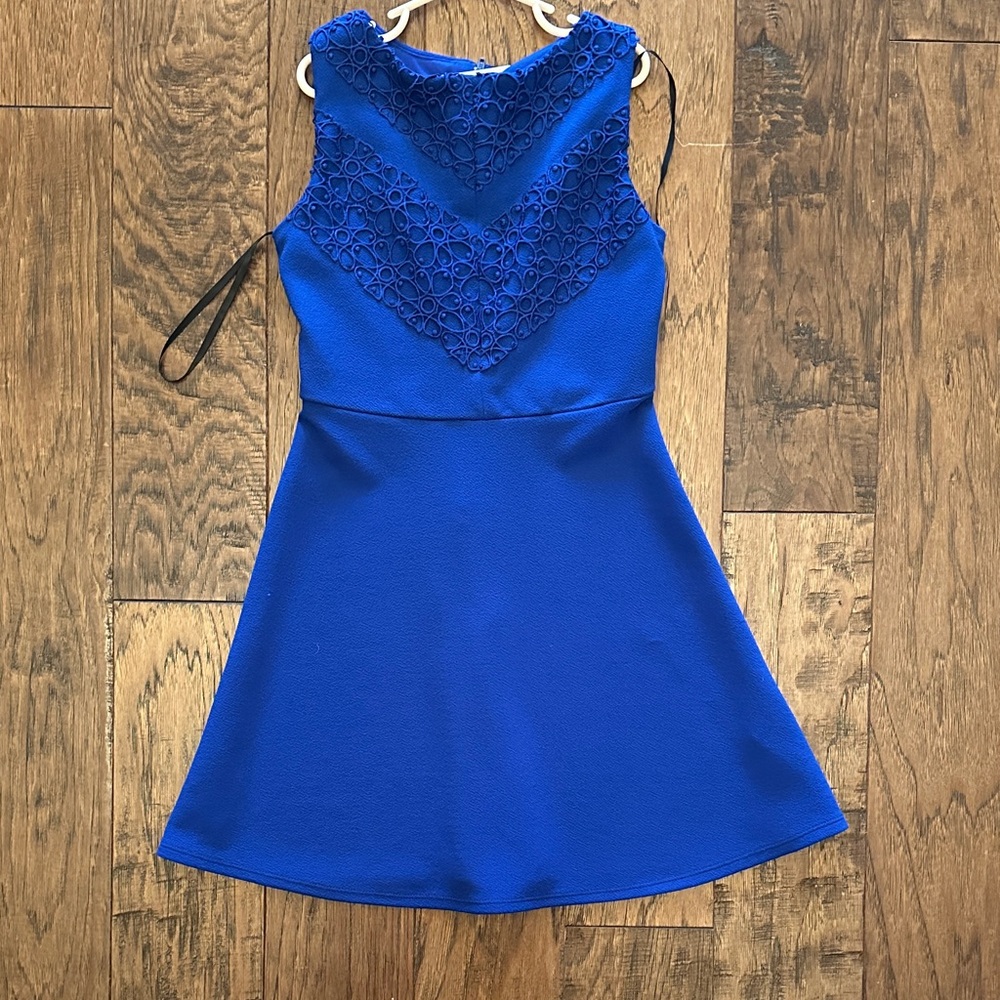 Vibrant Blue Sleeveless Dress